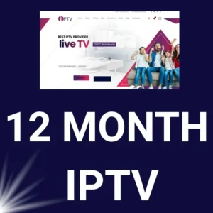 12 Month IPTV UK Subscription